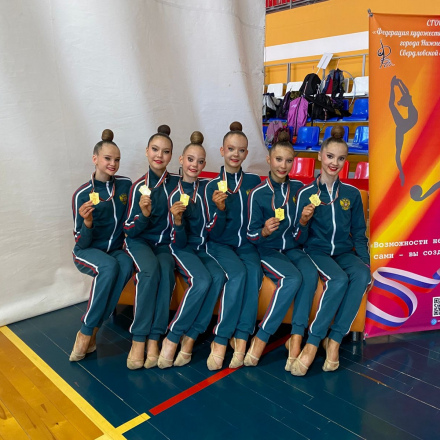 Победа гимнасток на соревнованиях «Мисс Весна»